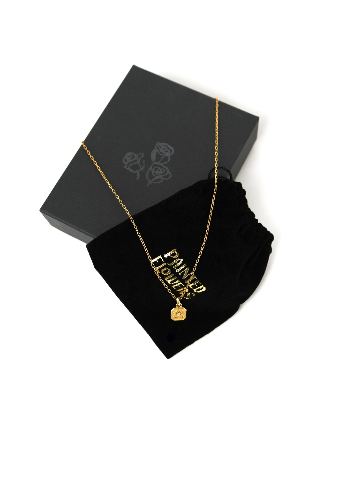 Rosebud Necklace Gold
