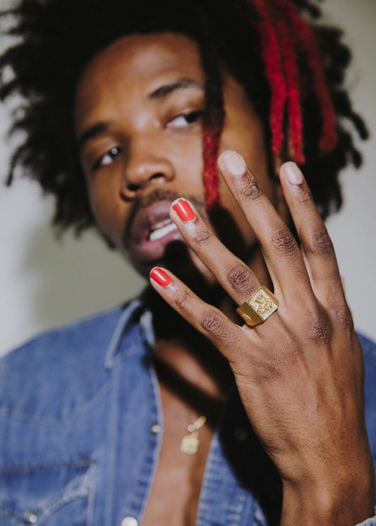 Sketch Rose Gold Ring