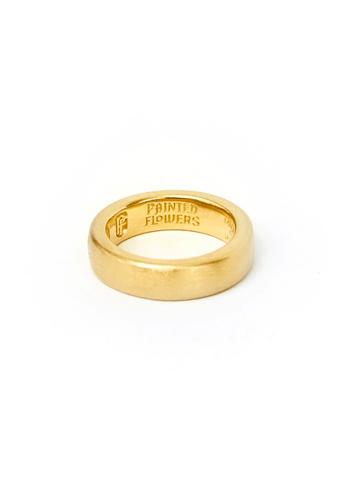 Thin Logo Ring Gold