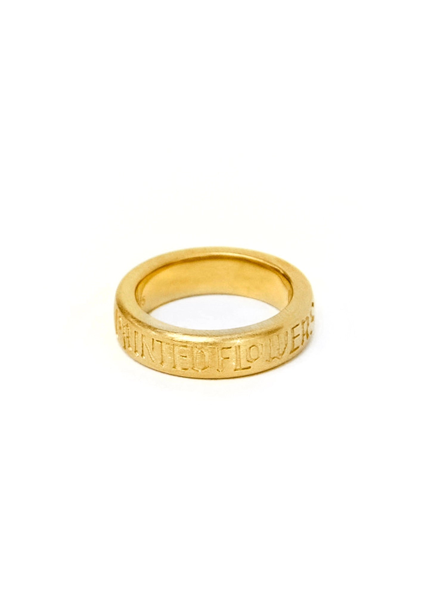 Thin Logo Ring Gold