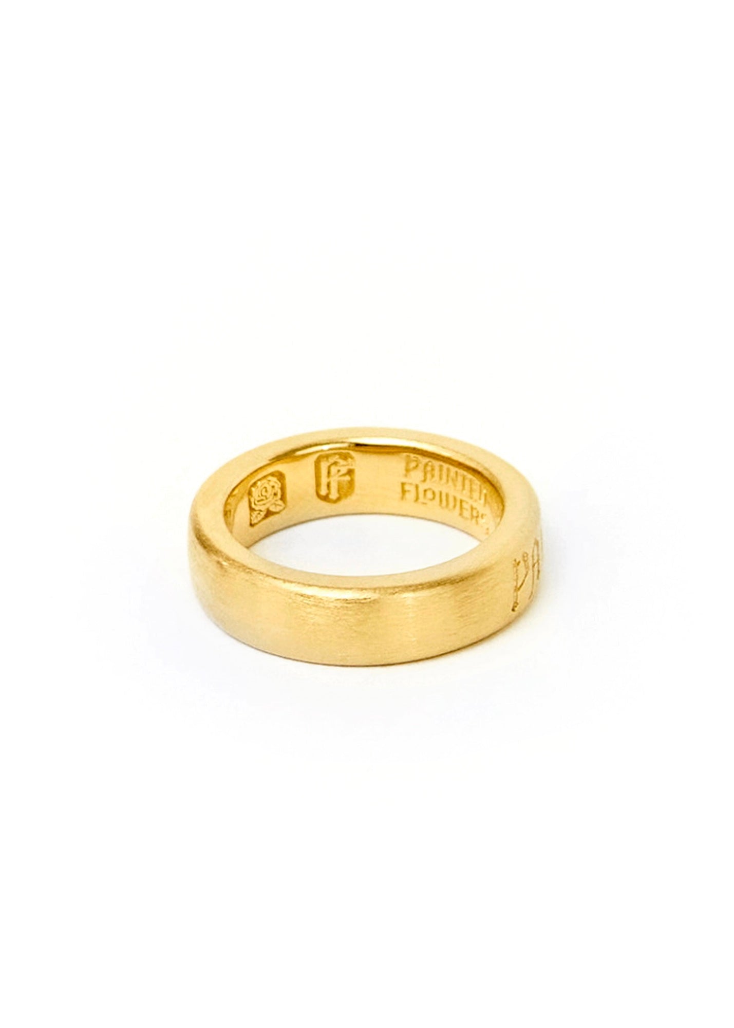 Thin Logo Ring Gold