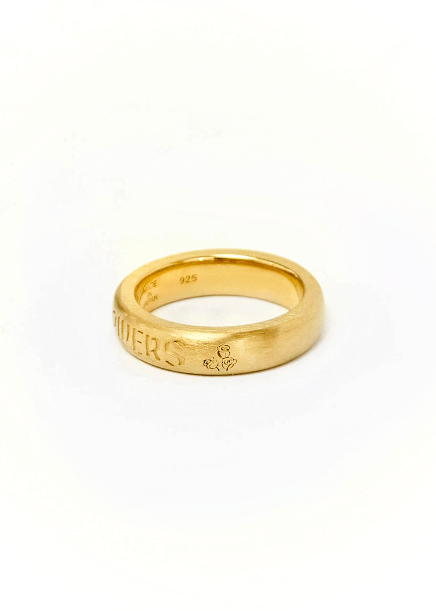 Thin Logo Ring Gold