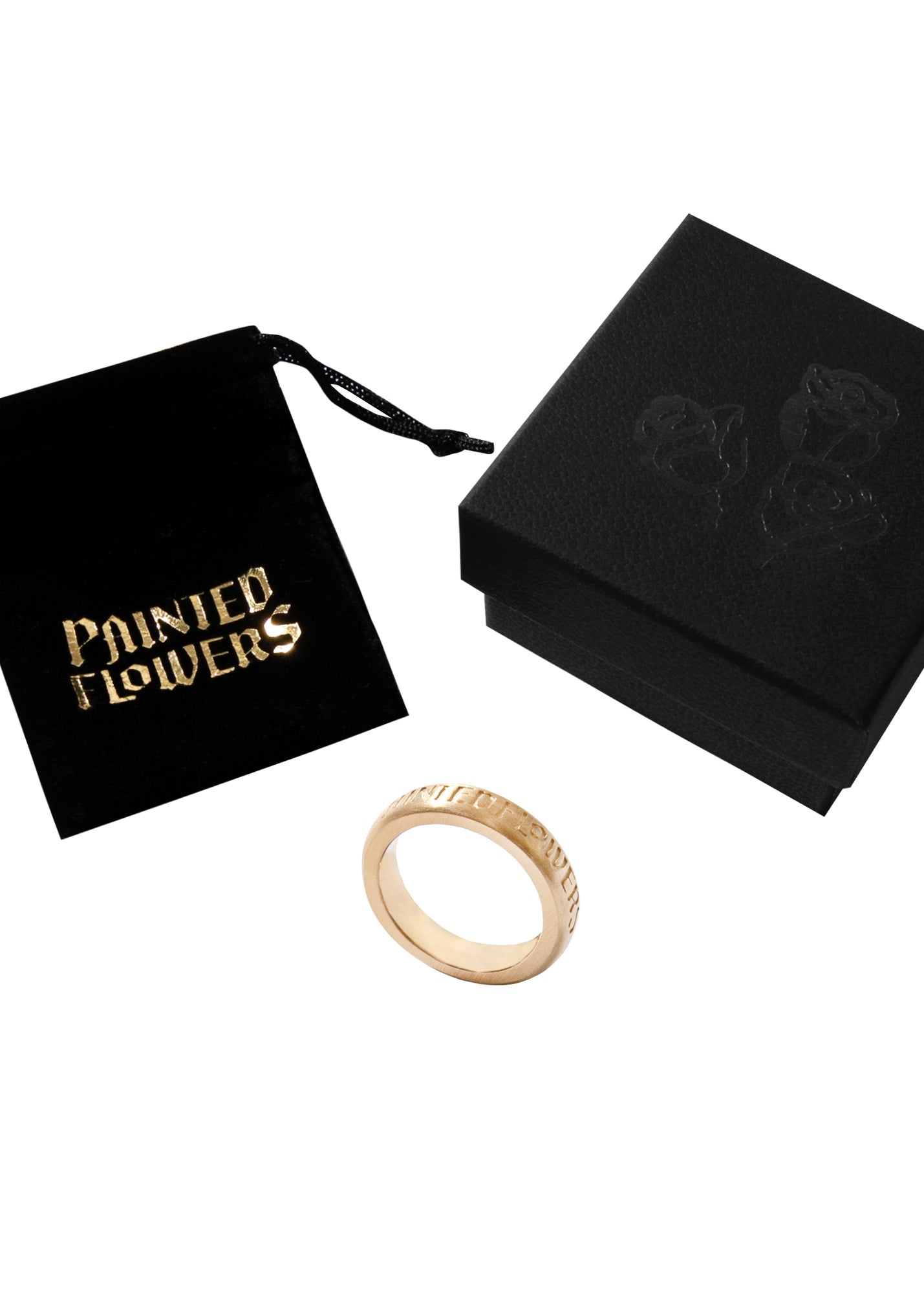 Thin Logo Ring Gold