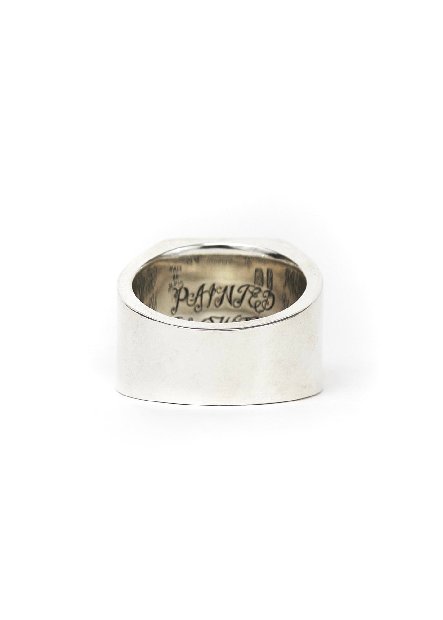 Sketchy Rose Silver Ring
