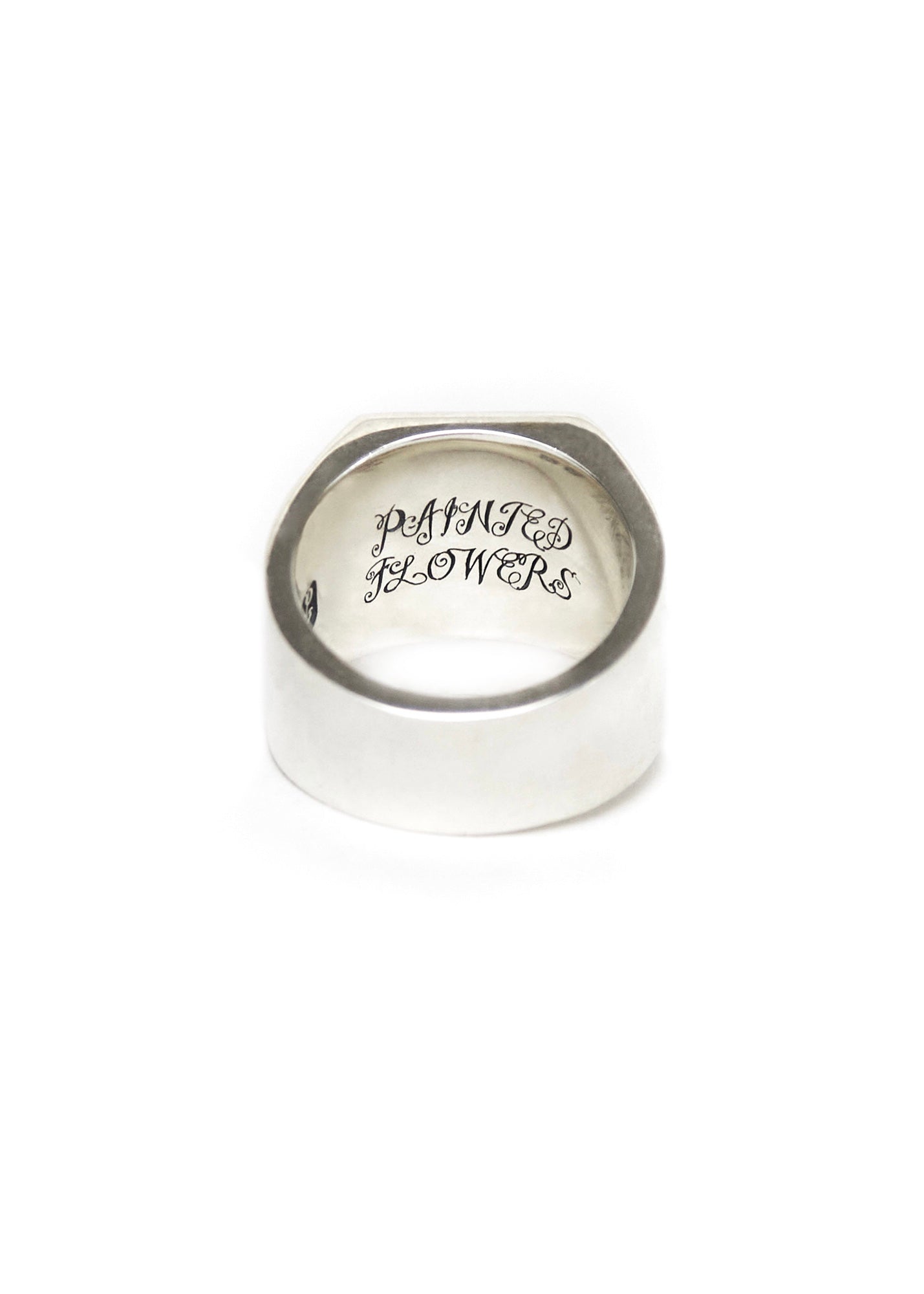 Sketchy Rose Silver Ring